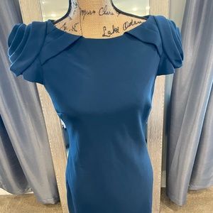 ABS rose sleeved dress